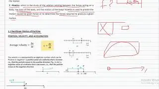 Lecture 1 kinematic particles 1