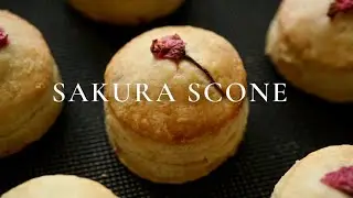 Sakura Scone | Salted Pickled Sakura | Edible Flower