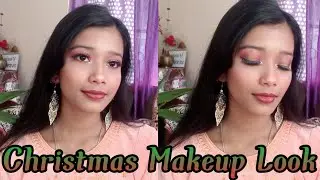Christmas Makeup Look step by step for beginners|Tips&tricks#makeup#makeuptuitorial#christmasmakeup