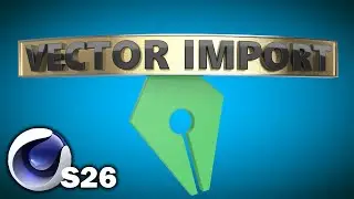 Cinema 4d S26: Vector Import (How to import an Ai file)