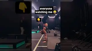 everyone watching my handstand yoga 🤭 #yoga #yogagirl #handstandyoga #handstandchallenge #shorts