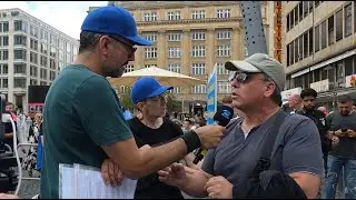 B&uuml;rger in Frankfurt f&uuml;r Einf&uuml;hrung der Scharia
