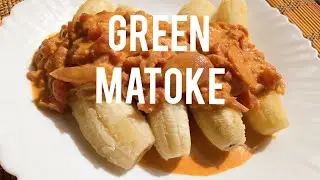 Simple boiled green banana recipe|| Tasty Matoke recipe|| Green Banana recipe