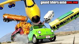 GTA 5 - ONLINE CARMAGEDDON (Funny Moments & Fails)