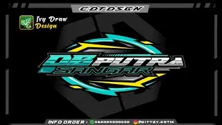 CARA MEMBUAT LOGO RACING SIMPLE DAN KEREN DI || APLIKASI IVY DRAW