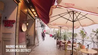 Madrid 4K Walk · January 23, 2026 · A Rainy Afternoon in Salamanca