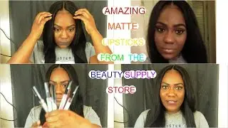Amazing Matte Lipsticks from the Beauty Supply Store