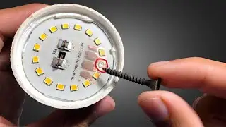 Common Screw Magic Fix! Repair Any LED Light Easily! | SECRET IDEAS