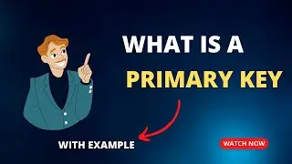 What is PRIMARY key in SQL | Most frequent asked Interview Question