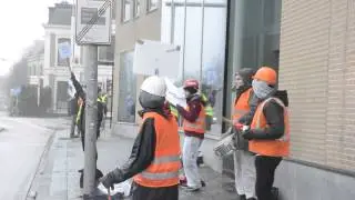 Groenfront demonstreert bij GasTerra