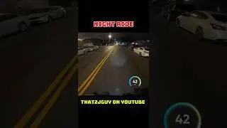 Fast Riding At Night POV #shorts #boyueda