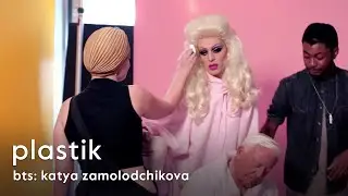 Katya Zamolodchikova Behind the scenes of Plastik Magazine's cover shoot
