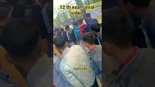 12th exam first day viral video #ytshorts #biharpolice #exam #12th #intermediate #viral #shorts