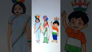Belgium flag 🇧🇪 India flag 🇮🇳 America flag 🇺🇸 Republic day drawing #shorts #art #ashortaday