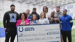 Colts players fund domestic violence training for Marion County law enforcement