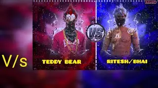 ⚡ Deddybear vs Ritesh✓Bhai | 1v1 Custom War👑 1 vs 1 custom 
