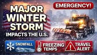 Winter Storm Freezes the U.S. | Snow Totals & Travel Alerts | #snow #storm #travel 
