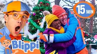 Holiday Countdown - Christmas Song! 🎄⛄❄️ | Blippi 🚀 | Nursery Rhymes For Kids