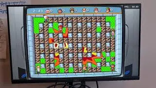 Raspberry pi4 saturn Bomberman 6 player