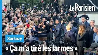 Nicolas Sarkozy prend un bain de foule avant d'entrer en prison