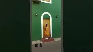 GOA| PANJIM | FONTHAINHAS STREET #goa #fontainhas #travel #lakshmikamathvlogs #shorts