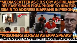 😱BIAFRANS SCREAM AS FINLAND PR!SONERS CLAP MOMENT FINNISH FINALLY GIVE SIMON EKPA ACCESS TO PHONE