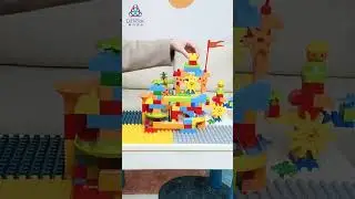 Zhorya Hot Sale Plastic Multifunctional Block Building Tables For Kids