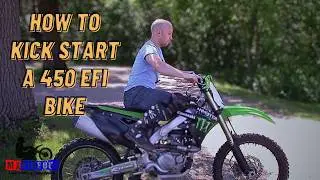 How To Kick Start An EFI 450 Dirt Bike If You&rsquo;re Short