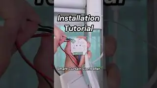 Azoula Smart Curtain Controller Installation#smarthome #zigbee #smart #homeautomation #curtains #diy