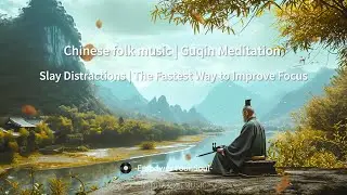 Chinese folk music | Guqin Meditation | Slay Distractions | The Fastest Way to Improve Focus