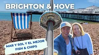 #RECORRIDO POR #BRIGHTON Y SUS #PLAYAS - A SOLO 45 MINUTOS DE #LONDRES EN TREN! 🚂🚄🚅🚉🚆🏖️🩴