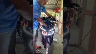 Honda Vario 125 New Pasang lampu Biled