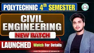 Polytechnic 4th Semester | Civil Engineering | New Batch Launched @CivilTechsolution