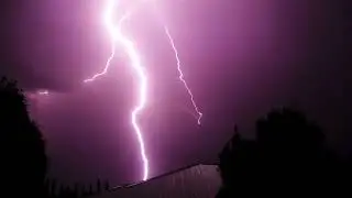 Psychedelic Blues Voltage &ndash; Purple Lightning in the Black Sky