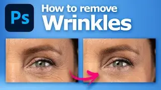 How to remove wrinkles under eyes in Photoshop
