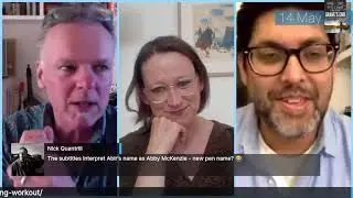 Ep 22. Me and Abir Mukherjee and Anna Davis of Curtis Brown Creative