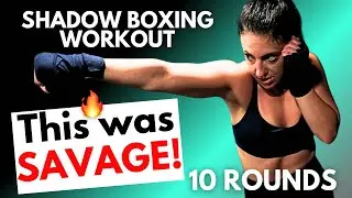 10 rounds punching workout for sweat, cardio & fat burn (no equipment).