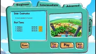 Marble Blast Gold: Advanced Level 49 Gold Time: Under Construction