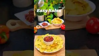 Easy Salsa Recipe | Fresh & Spicy Homemade Dip #shorts,#Viral
