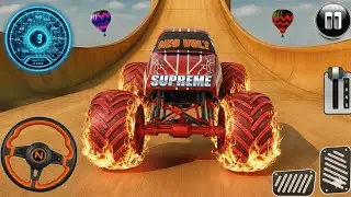 Crazy Monster Truck Extreme Jumps 🚚 Mega Ramp Racing & Stunt - Android Gameplay