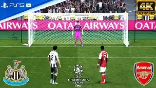 EA FC 26 - Арсенал против Ньюкасл Юнайтед | Финал Лиги чемпионов 2026: серия пенальти [PS5 PRO 4K60]