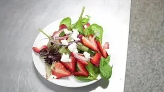 Recipe for Strawberry Salad, Feta & Raspberry Vinaigrette : Cooking With Strawberries