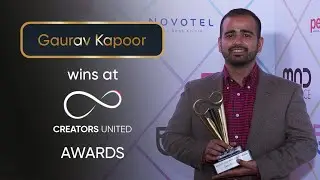 Gaurav Kapoor wins Inventive Vlogging Creator of the Year | Creators United