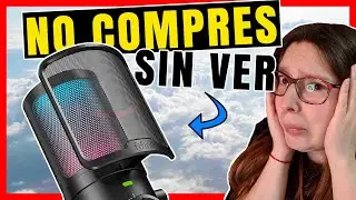 ❌ Micr&oacute;fono Condensador USB Cardioide RGB pc GAMER Streaming 😱 FIFINE AM6 Ampligame Review
