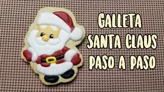 Galleta de Santa Claus Paso a Paso 🎄 Decoraci&oacute;n