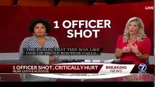 Officer among 2 shot Monday morning in Omaha