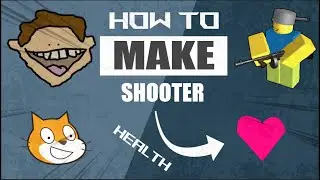 Scratch Tutorial | Health | Shooter Game | PT.3 | Scratch | How To Make A Lives System On Scratch