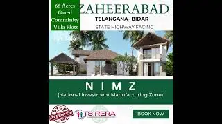 ZAHEERABAD Open Plots(TS to BIDAR State Highway Facing venture)  #smartinvestment #zaheerabad  #rera