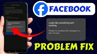 Facebook looks Like Something isn't Working Problem today Fix || Facebook Meta Pay Support Not Open 
