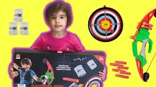 CIRO Kids Archery Bow Arrow Toy Set with Targets